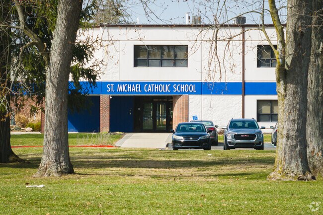St Michael Catholic School sits across the street from Ball State University and is a private, religious option for students in Westside.