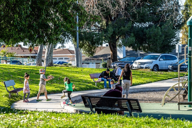 Adventure Park hosts playground time and open‑field games in South Whittier.