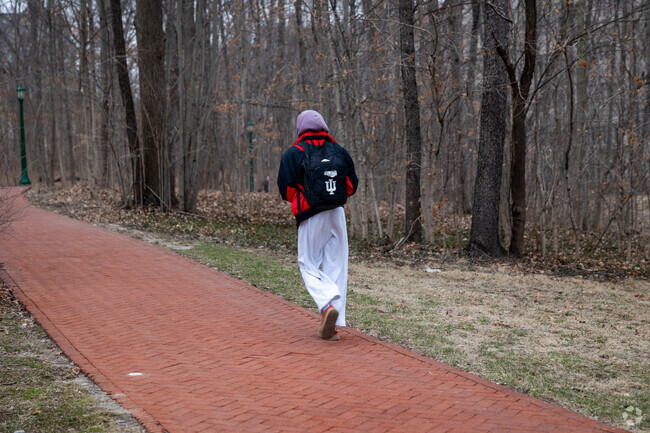 Enjoy a walk through nature at Dunn's Woods in Prospect Hill.