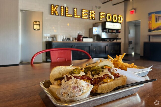 Serial Grillers is a local business that started at a food truck, only minutes from Mitman.