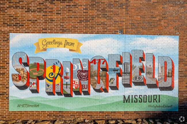 Downtown Springfield is a short drive from Lake Springfield.