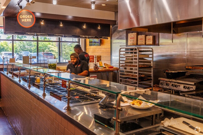 Custom pizza orders are no problem at Uncle Maddio's in Governor's Square.