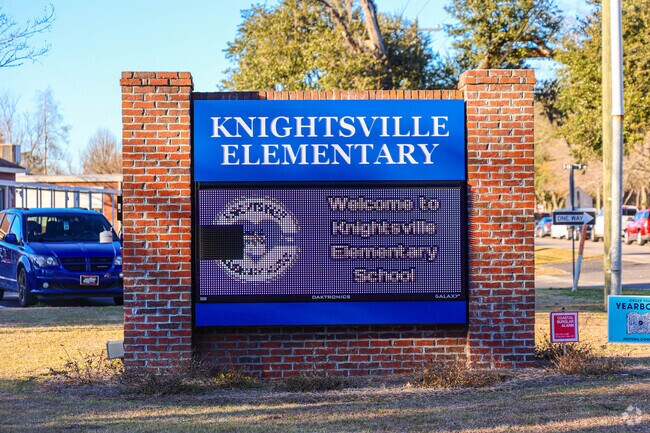 Knightsville Elementary welcomes children to school daily.