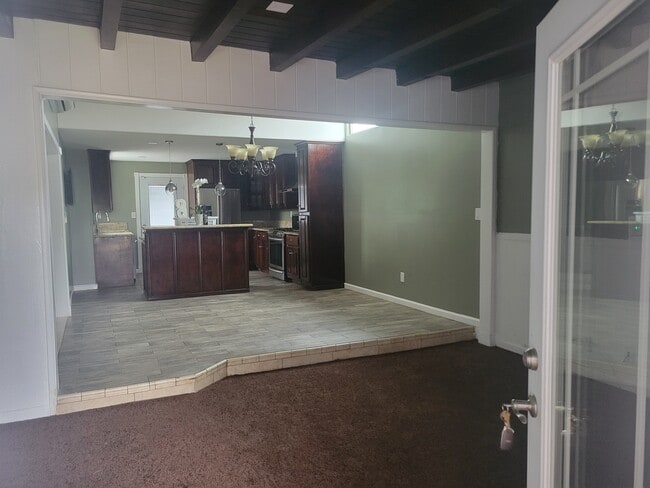 Living Room, dinning area & kitchen