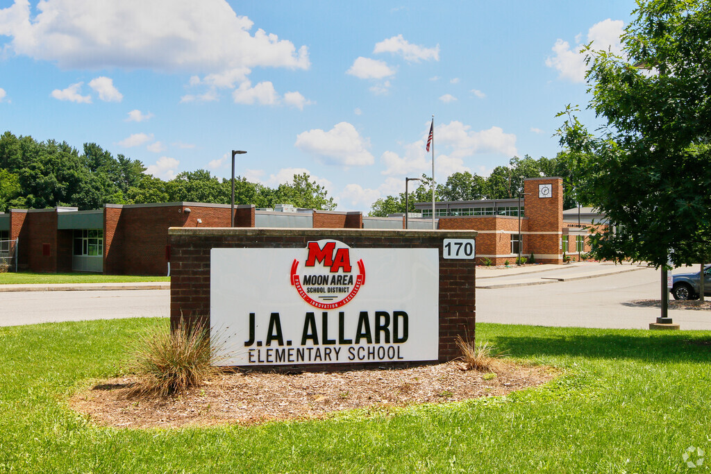 J.A. Allard Elementary School in the Moon Township neighborhood.