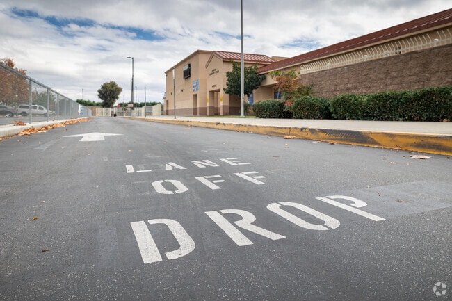 Ramona Elementary School in Moreno Valley has a dedicated student drop-off zone.
