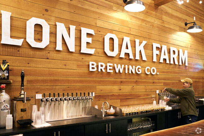 Lone Oak Brewing Company offers a great place to get together for drinks in Montgomery Village.