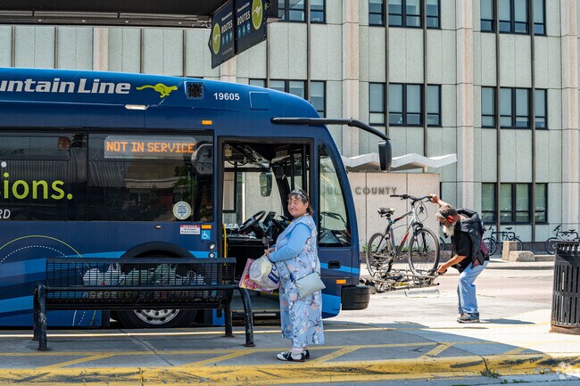 Mountain Line Transfer Center offers convenient travel options in the Heart of Missoula.