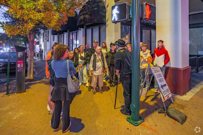 Experience the ghostly history of Downtown Flagstaff, led by local guides near Forest Highlands.
