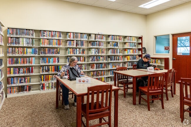 Zephyrhills Library near Zephyrhills West hosts reading spaces and local programs.