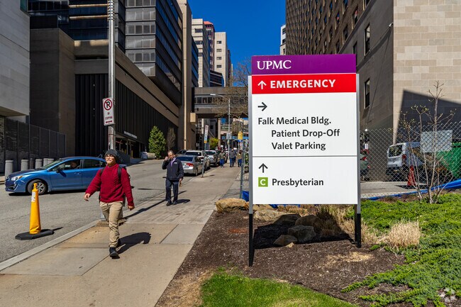 Middle Hill is not far from some of the top hospitals in the Pittsburgh area.