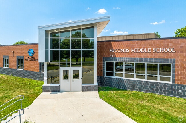 McCombs Middle School serves South Central DSM students in grades 6-8.