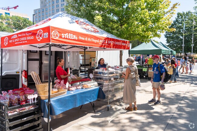 Find some tasty pastries and bread at Dane County Farmers' Market in Downtown Madison.