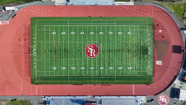 San Rafael High School has a phenomenal football and track field for its students.