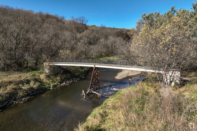 Oxbow Park features trails and picnic areas near Zollman Zoo north of Byron.