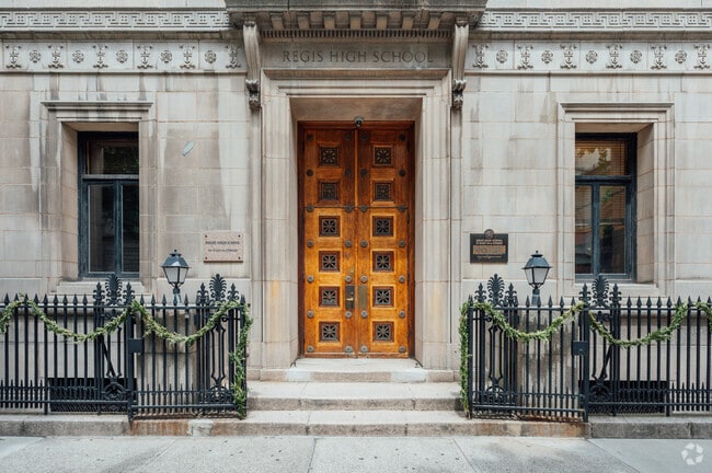 Regis is located on East 84th St between Madison and Park Ave.