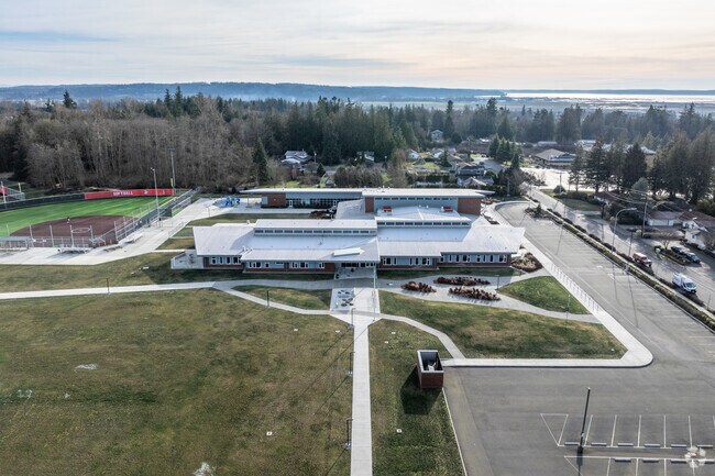 Lincoln Hill High School aerial view.
