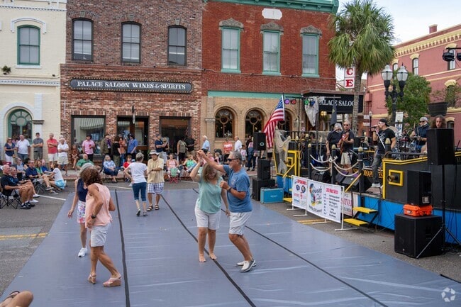 Enjoy live music, food, and fun at the Sounds on Centre event in Fernandina Beach.