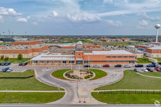 Students soar at Hutto High School.