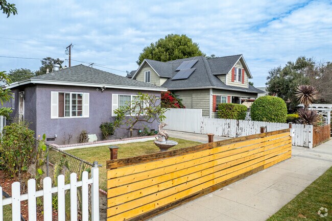 A row of homes in Dairy that have been updated and modernized in recent years.