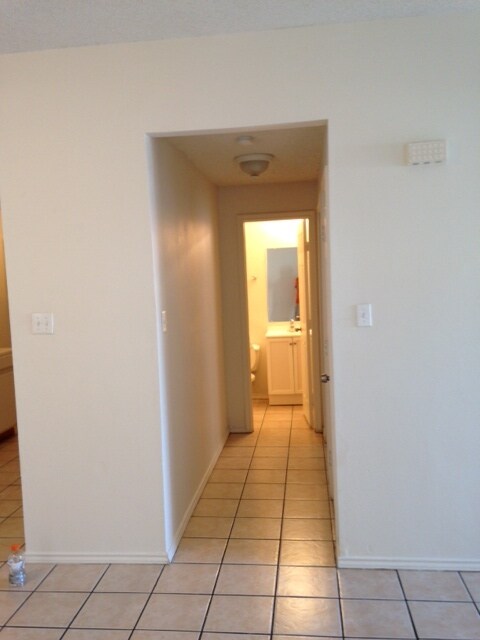 Downstairs hall and bath
