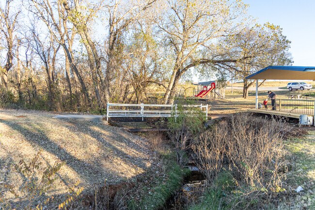 There is much to explore at Leesa Cornet Park in Newcastle, OK.