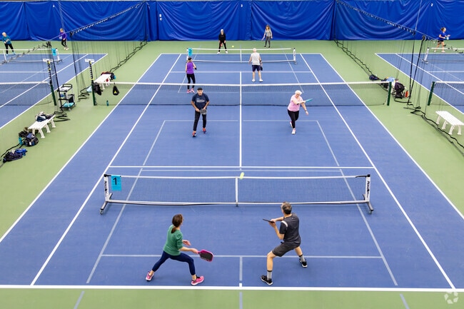 Head over to the Eagle Tennis Club for some pickleball or Tennis.