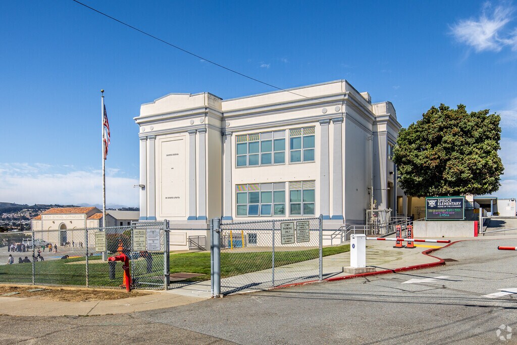 Spruce Elementary School is located in the Sign Hill neighborhood.