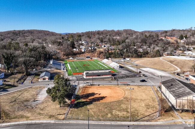 Clinton High School has a sports complex that includes a football field and baseball field.