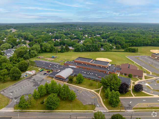 Outdoor recreation at Joseph J. Catena Elementary School includes a playground.