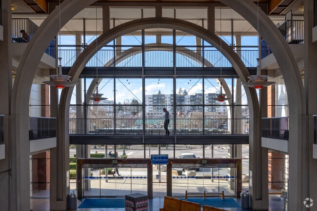 You can catch a train from Everett to Seattle.