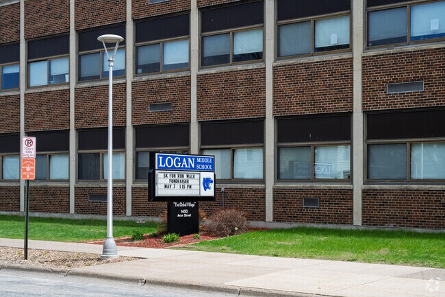 Logan Middle School serves grades 6-8.