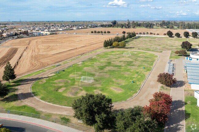 The football field at Rio Vista Middle School.