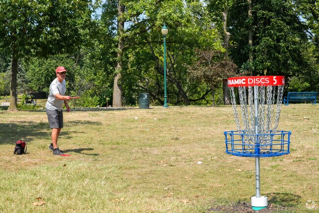 Residents of Beardsley enjoy playing Disk Golf at one of the many parks in the area.