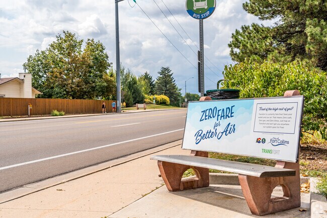 Public transportation is easily accessible in Scotch Pines.