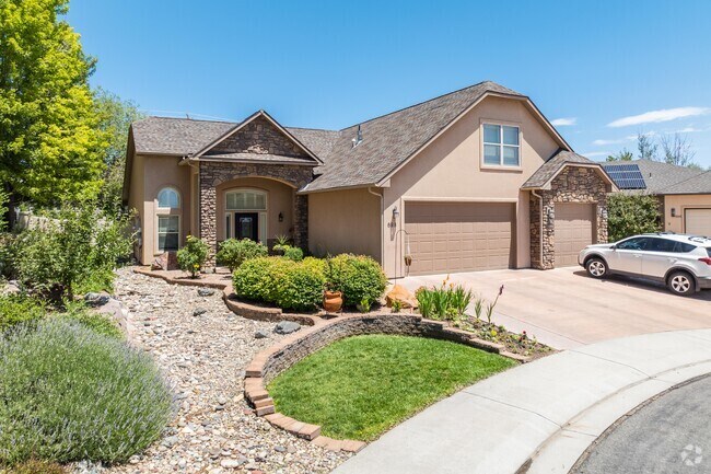 Many single family homes in North Grand Junction have well maintained lawns and landscaping.