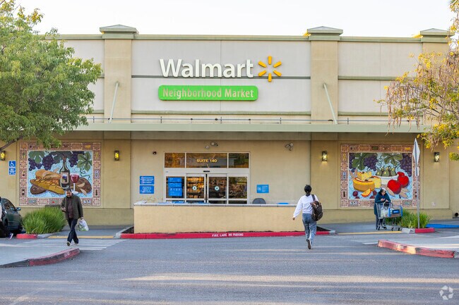 Walmart offers lots of household items in the Mirassou Vineyards area.
