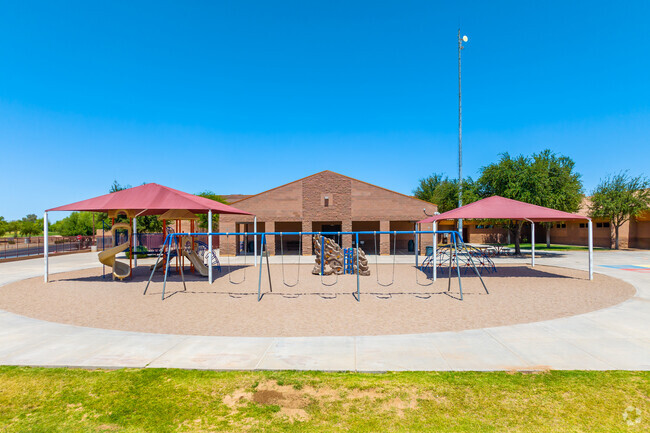 Laughter and fun are always in full swing at Santa Rosa Elementary's playground in Maricopa.