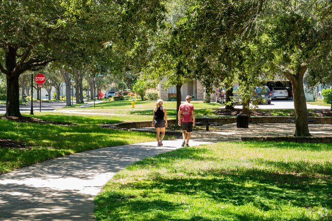 Take stroll along the Victoria Lake Park trail.