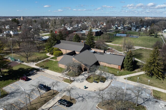 The Letts Community Center, located in the heart of Westside, providing services and spaces.