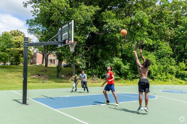 Glen Oaks residents can get some exercise at basketball courts at Chinquapin Run Park