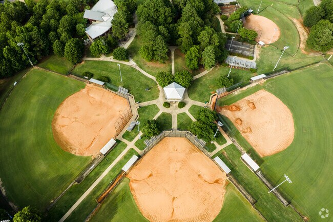 Baseball Diamonds in Heritage Park.