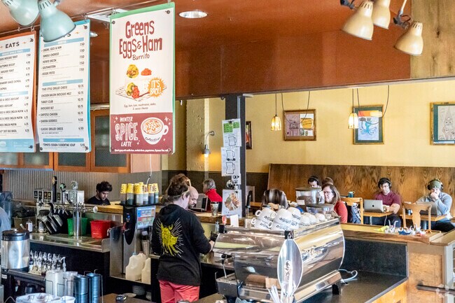 Residents of Westmorland have access to Colectivo Coffee on Monroe Street.