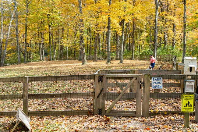 The enclosed Bark Park at Symmes Township Park is a popular spot for dog lovers in Loveland.