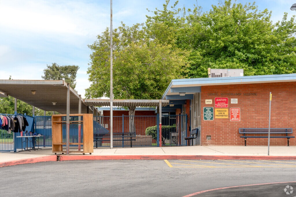 Sutherland Elementary School is public and serves just under 500 students.