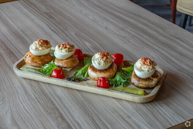 One of the more popular dishes at the Wicked Hen in Wynnton Village ra ethe deviled eggs.