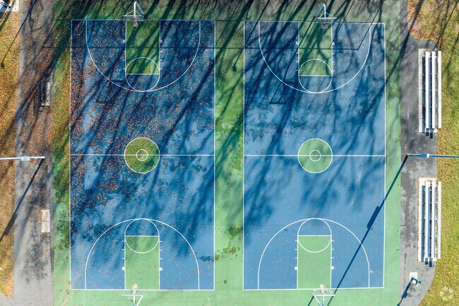 Roberts Playground is a park with soccer, baseball, basketball courts in Dorchester, MA.