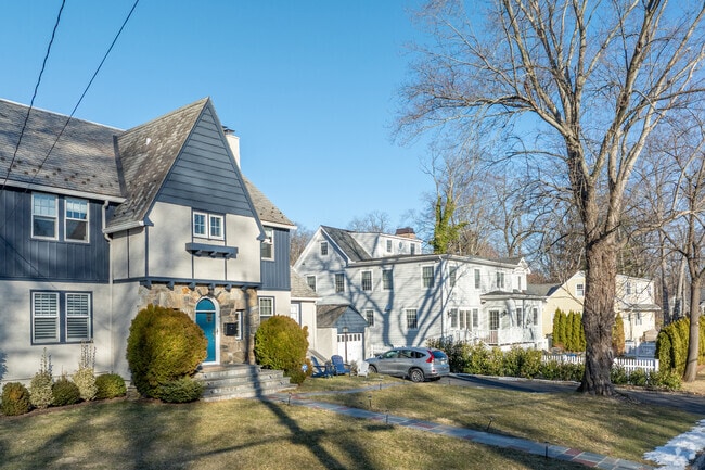 Edgewood homes often sit on well manicured lawns and have good size driveways.