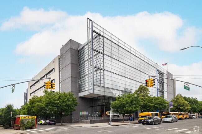 Frank Sinatra School Of The Arts High School in Astoria, New York has stunning architecture.