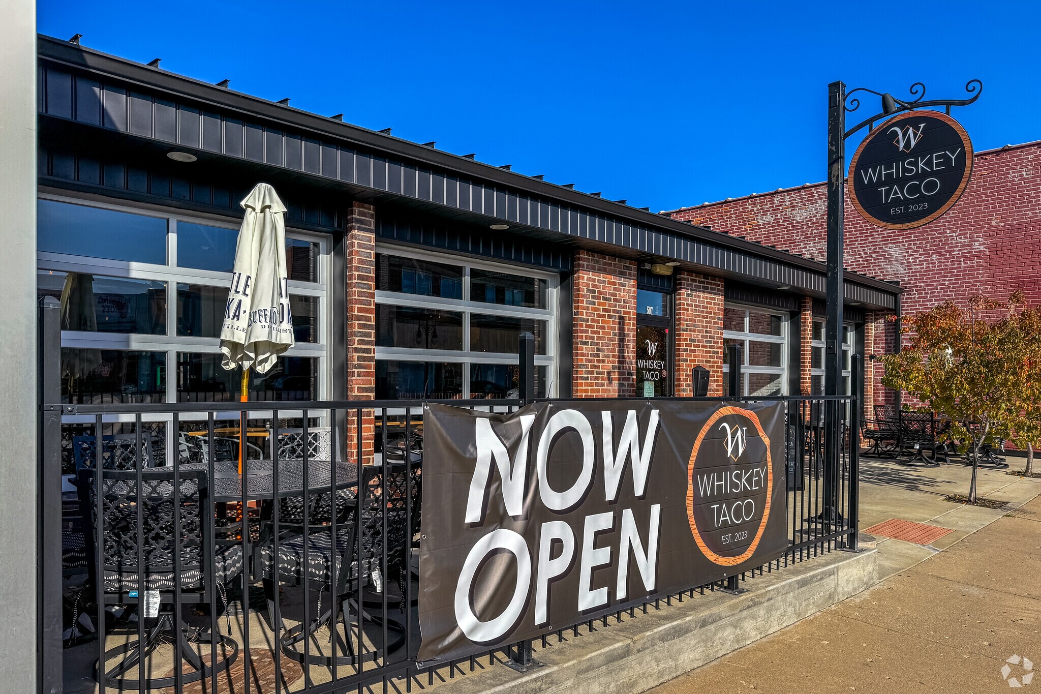 Whiskey Taco's menu features a variety of tacos, burritos, and nachos.